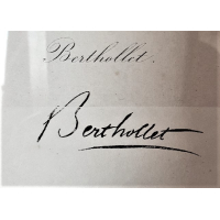 Gravure met handtekening Berthollet 1748-1822